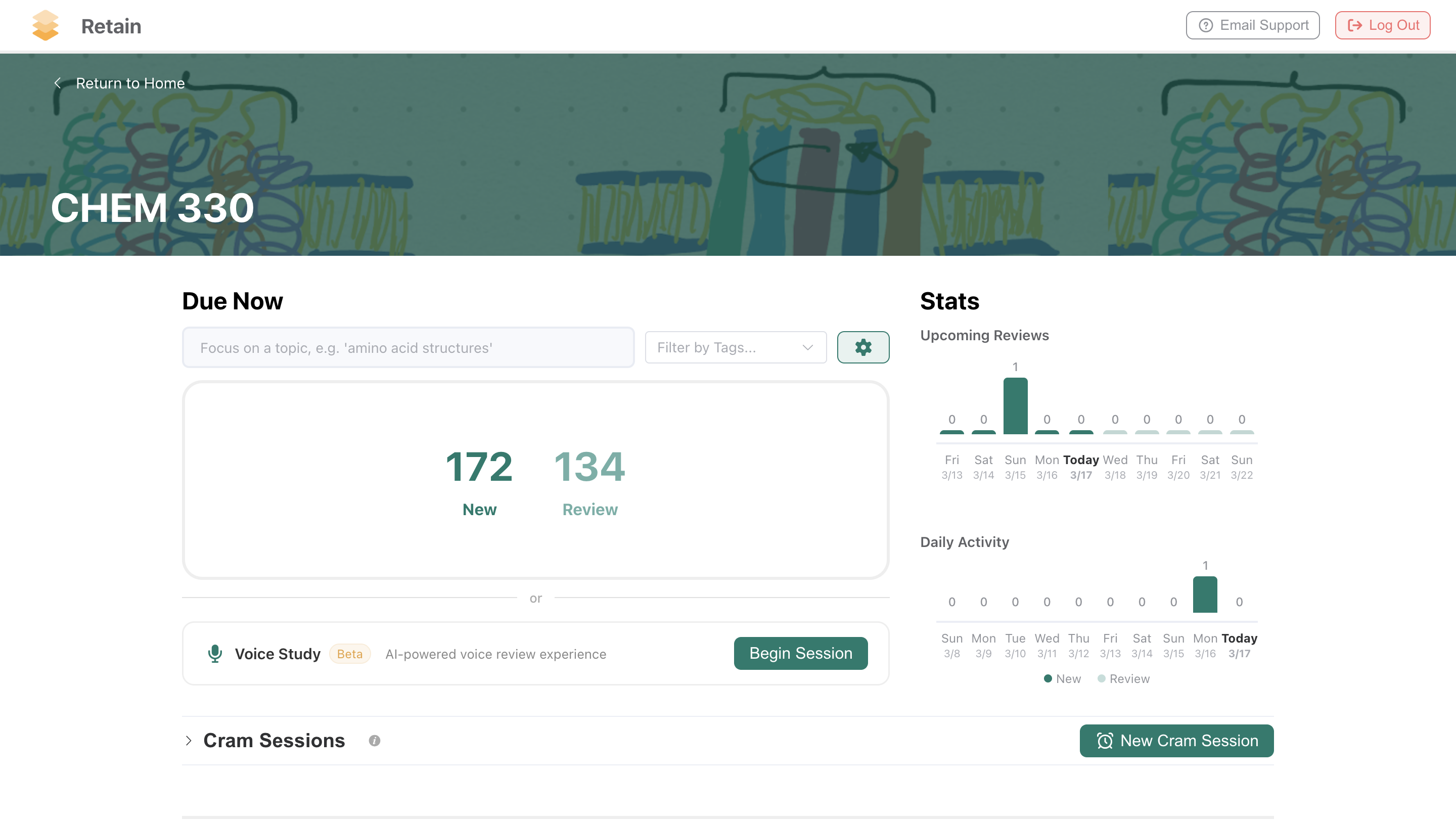 Screenshots of Retain app on mobile and desktop